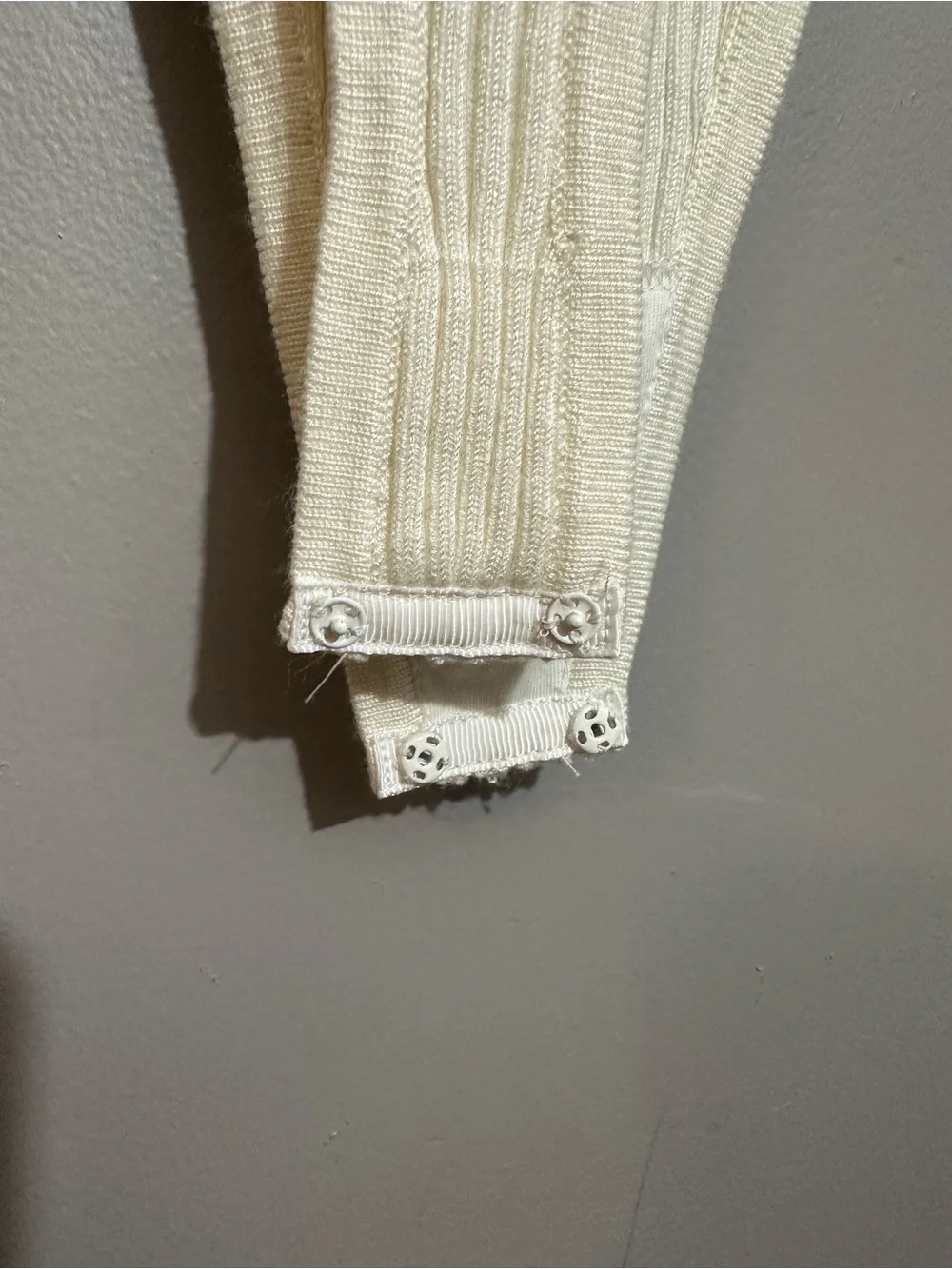 NWT Free People Ivory Off Shoulder Bodysuit Top Women's Size S